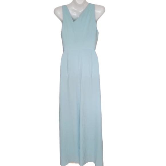 Harlston Heritage Sleeveless Assymetric -Neck Evening Gown w/Flowy Drape size 8 - Picture 4 of 13